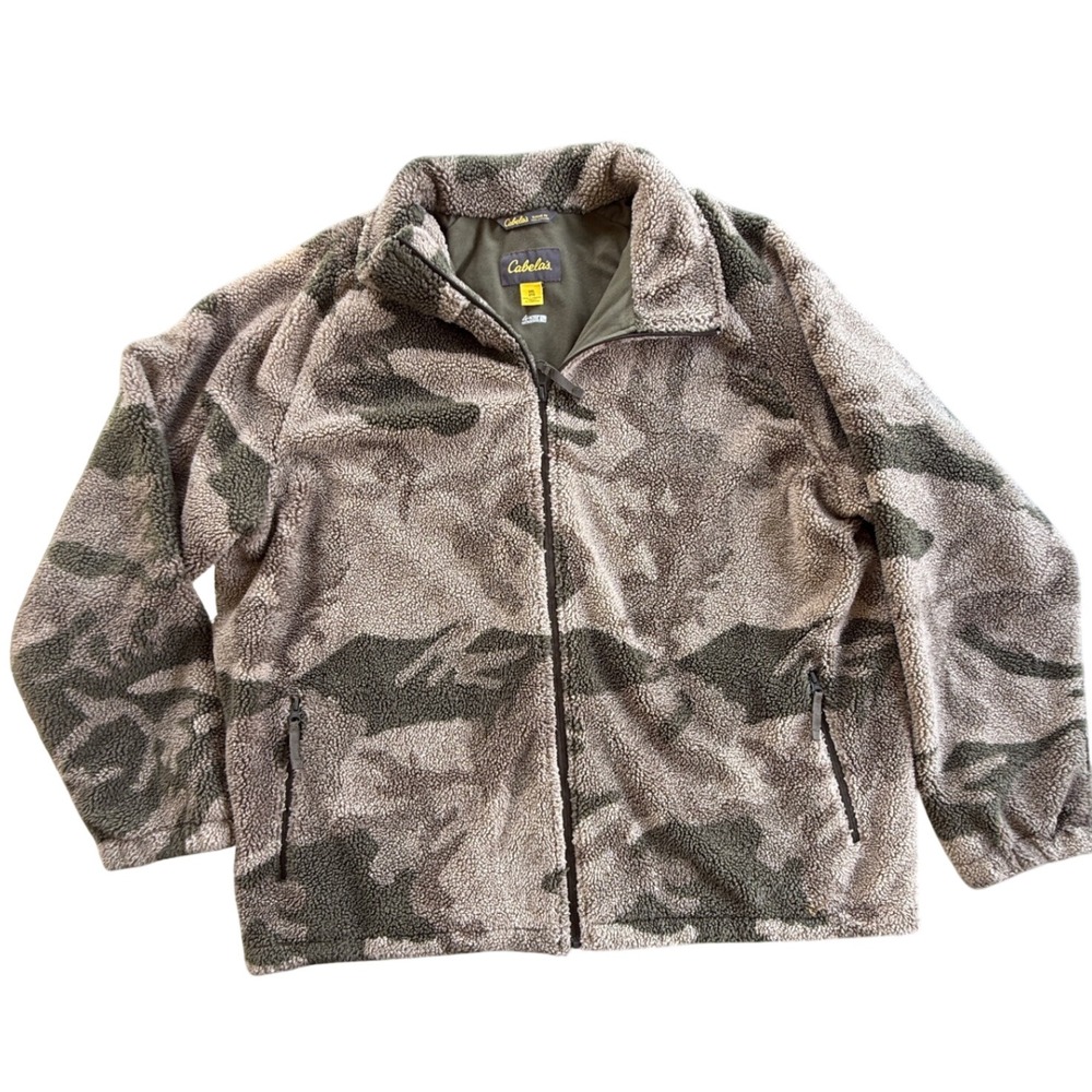 Cabela's 4MOST WindShear Berber Camo Hunting Jacket Men's 2XL